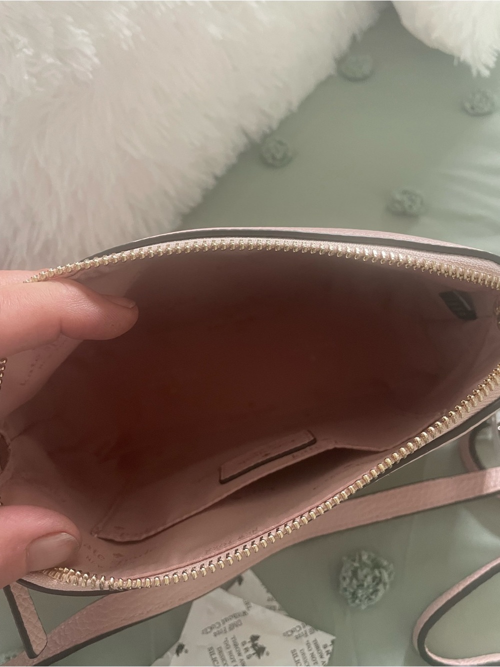 Kate Spade Hanna Southport Avenue Dome Crossbody Bag – Rosy Cheeks Pink NWT - Picture 3 of 5